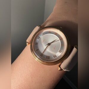 Fossil rose gold ladies watch